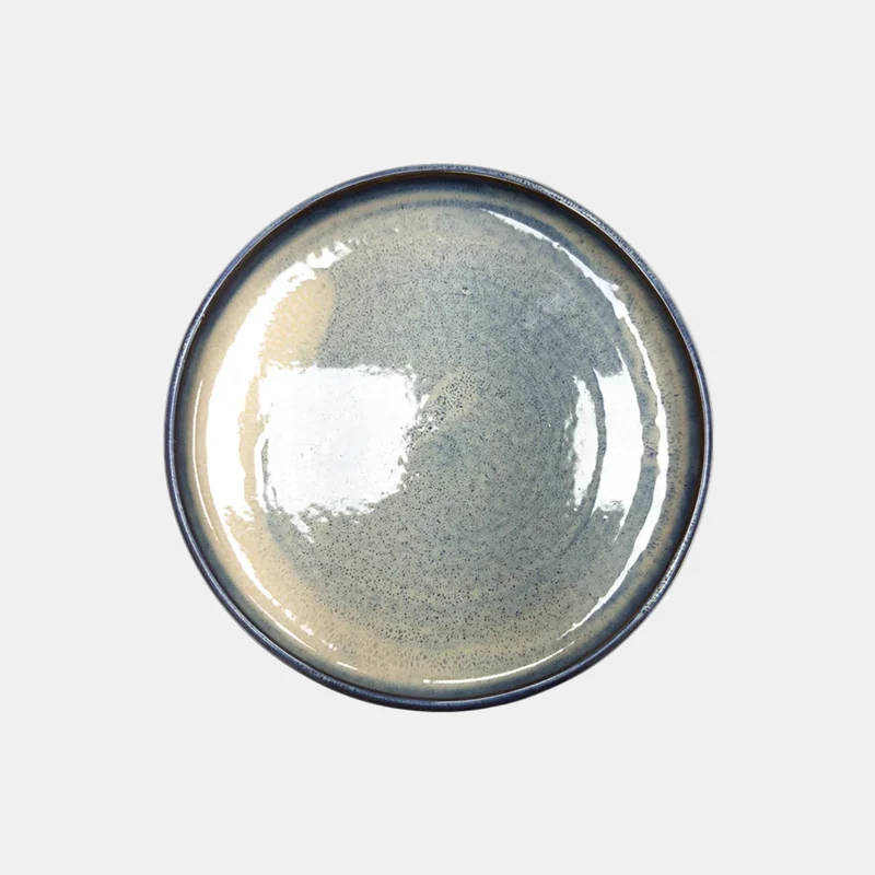 Plato llano charma azul-beige. Varias medidas - 6 Uds.