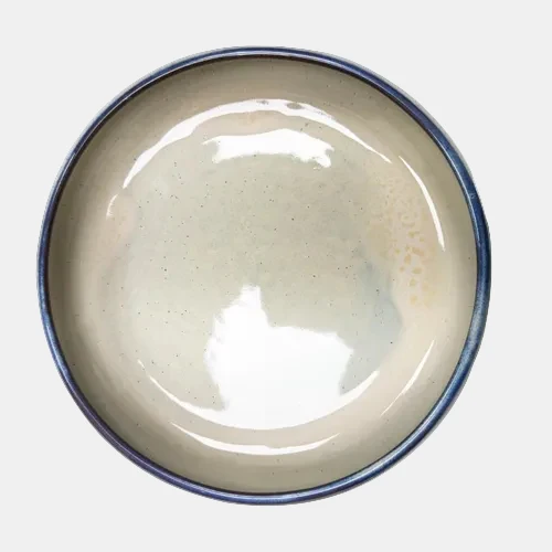 Plato hondo Charma azul beige. Varias medidas.