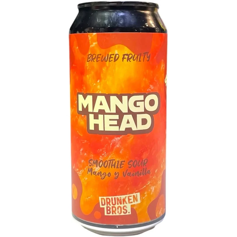 DRUNKEN BROS MANGO HEAD SMOOTHIE SOUR CON MANGO Y VAINILLA 44CL