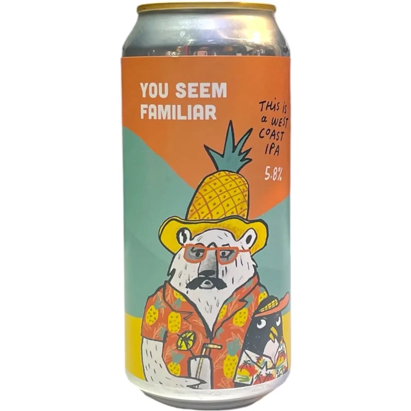 PRETTY DECENT YOU SEEM FAMILIAR WEST COAST IPA 44CL