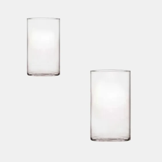 Vaso de cristal boca ancha Capri. Varias capacidades - 6 Uds.