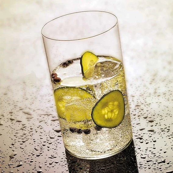 Vaso de cristal boca ancha Capri. Varias capacidades - 6 Uds.
