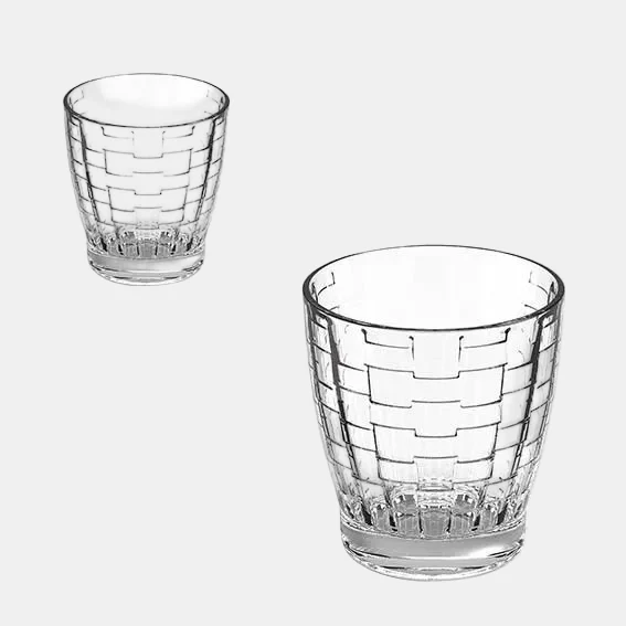 Vaso cristal transparente Olympea craft. 34 cl - 6 Uds.