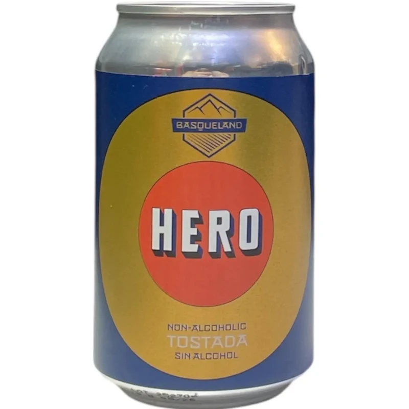 BASQUELAND HERO TOSTADA SIN ALCOHOL 33CL
