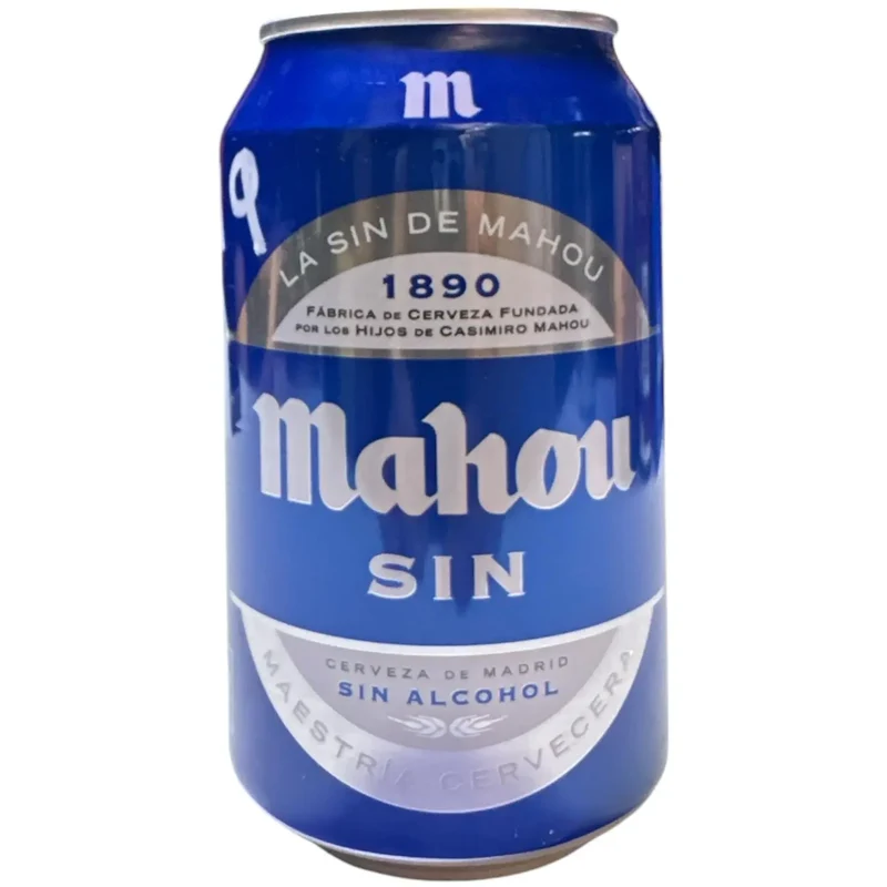 MAHOU ZERO RUBIA SIN ALCOHOL LATA 33CL