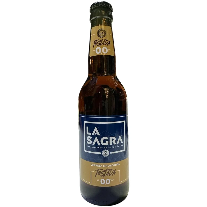 LA SAGRA 0.0% TOSTADA 33CL