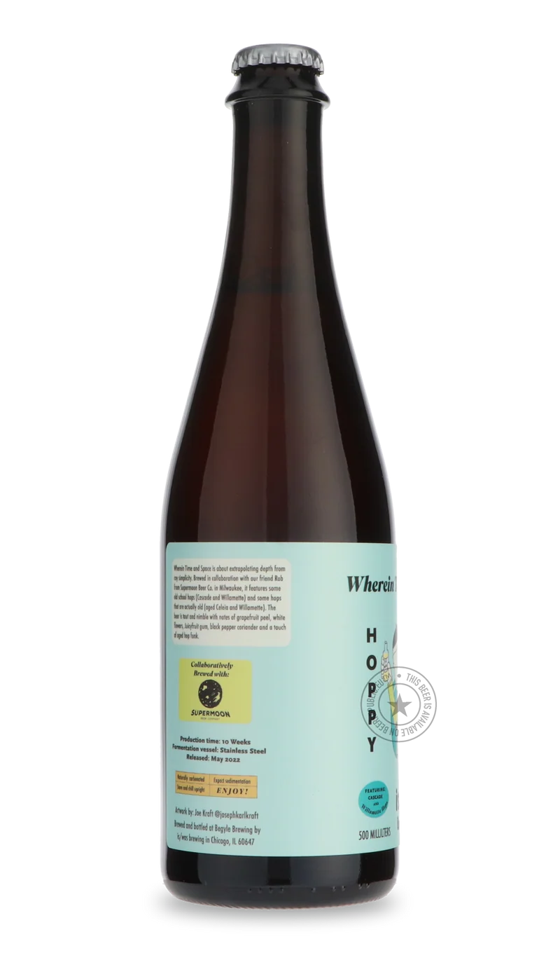 Wherein Time And Space Bottle Conditioned W/ Brettanomyces / Supermoon