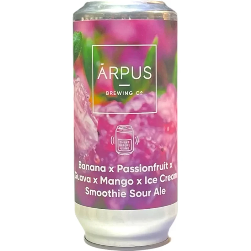 ARPUS BANANA PASSIONFRUIT GUAVA MANGO ICE CREAM SMOOTHIE SOUR ALE 44CL