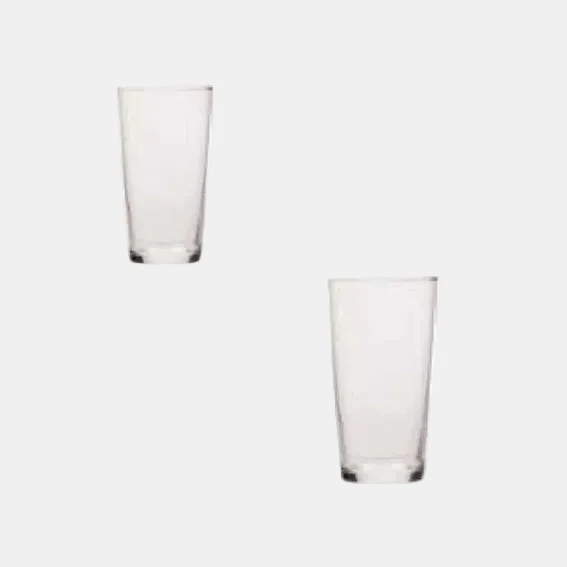 Vaso cañita de cristal Ole 20 cl - 12 Uds.