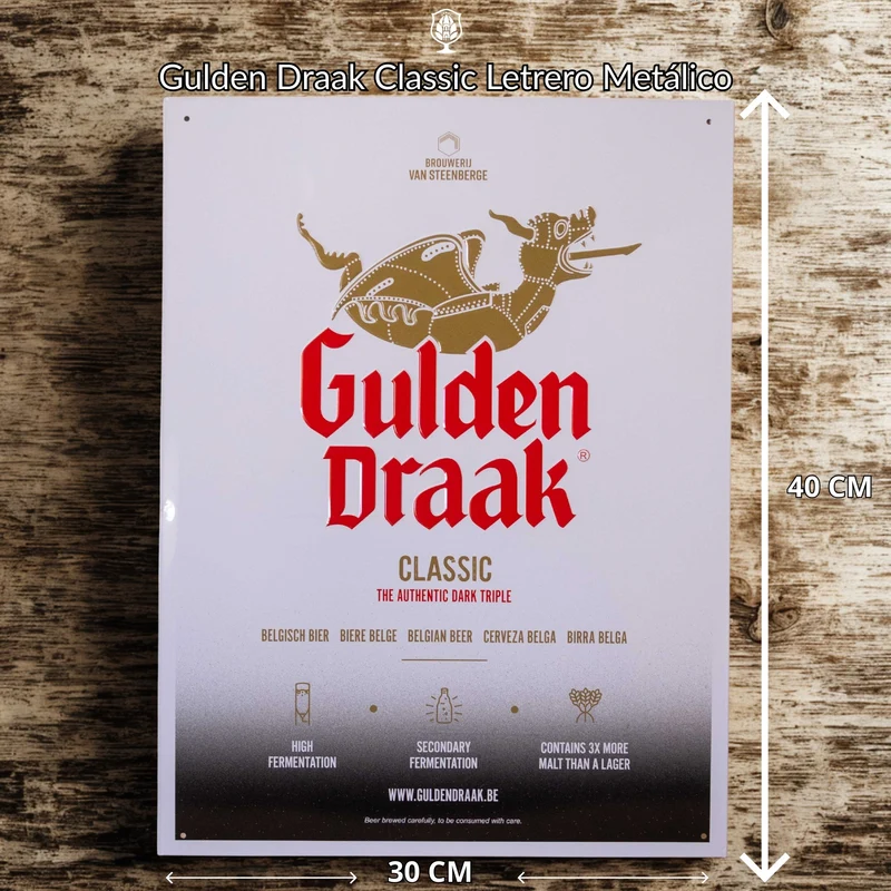 Gulden Draak - Classic Letrero Metálico