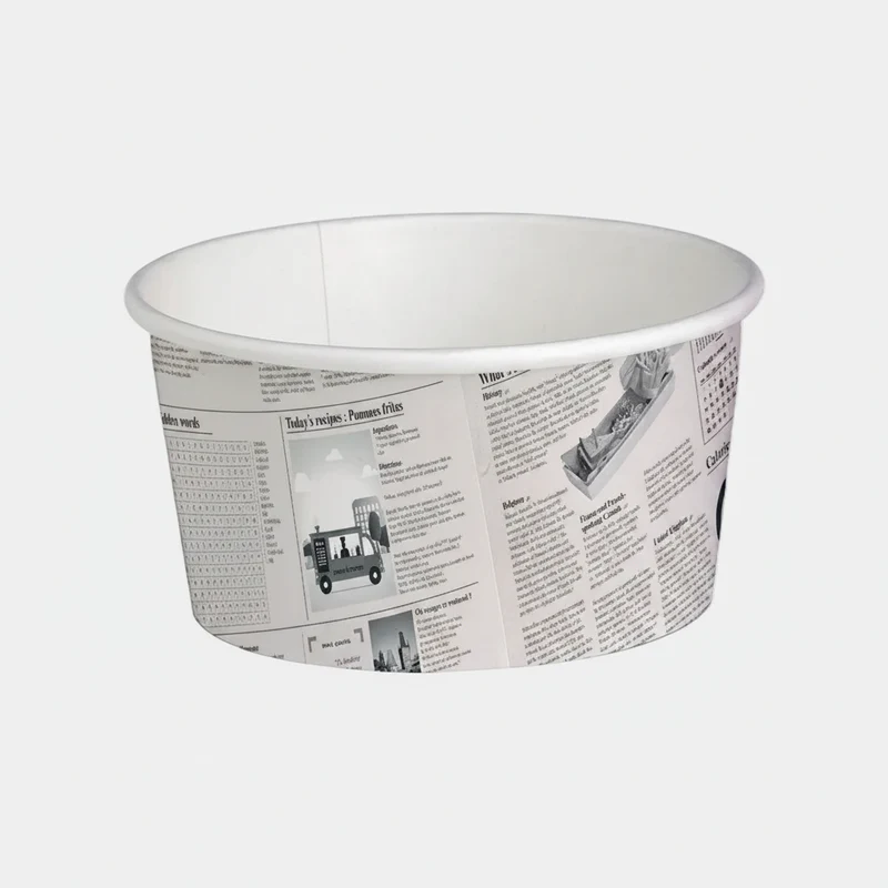 Cubo de cartón periódico. Varias medidas (500 Uds)