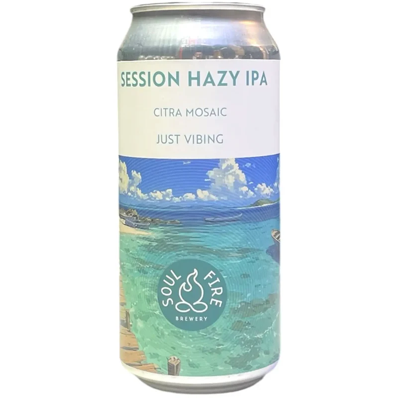 SOUL FIRE JUST VIBING SESSION HAZY IPA 44CL