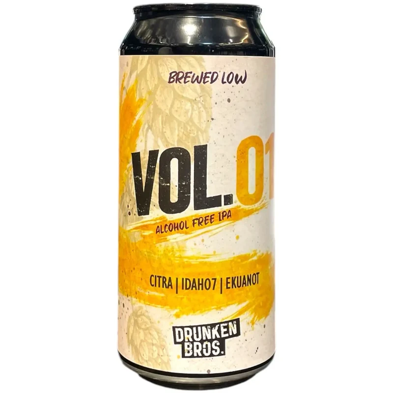 DRUNKEN BROS VOL 1 IPA SIN ALCOHOL 44CL
