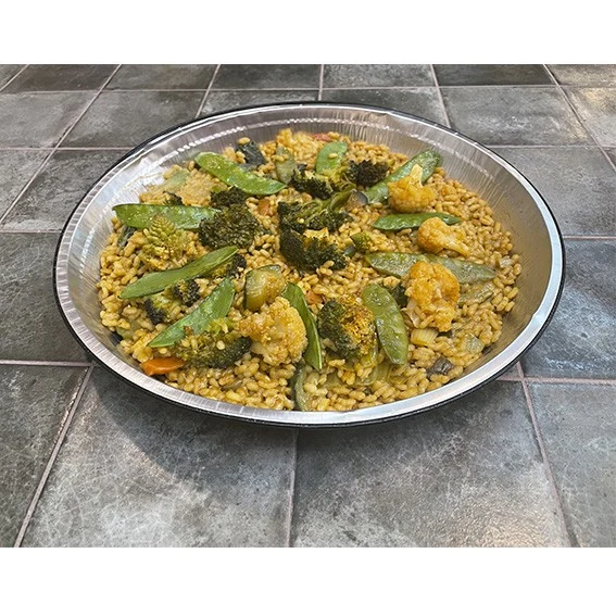 Plato de aluminio para paella. Varias medidas y unidades.