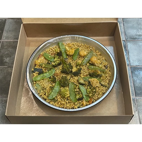Plato de aluminio para paella. Varias medidas y unidades.