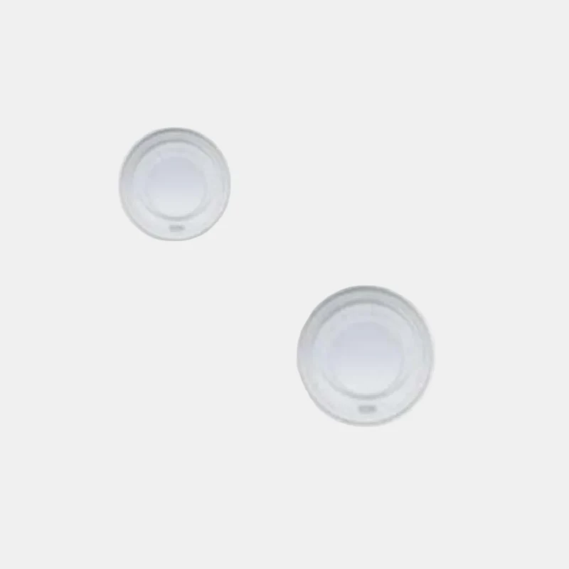 Tapa blanca PS para vaso cartón. ø8 cm - 1000 Uds.