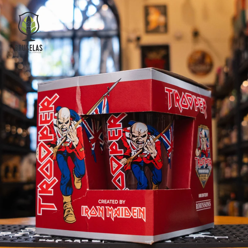 Robinson's - Iron Maiden Trooper Box Clásico Rojo