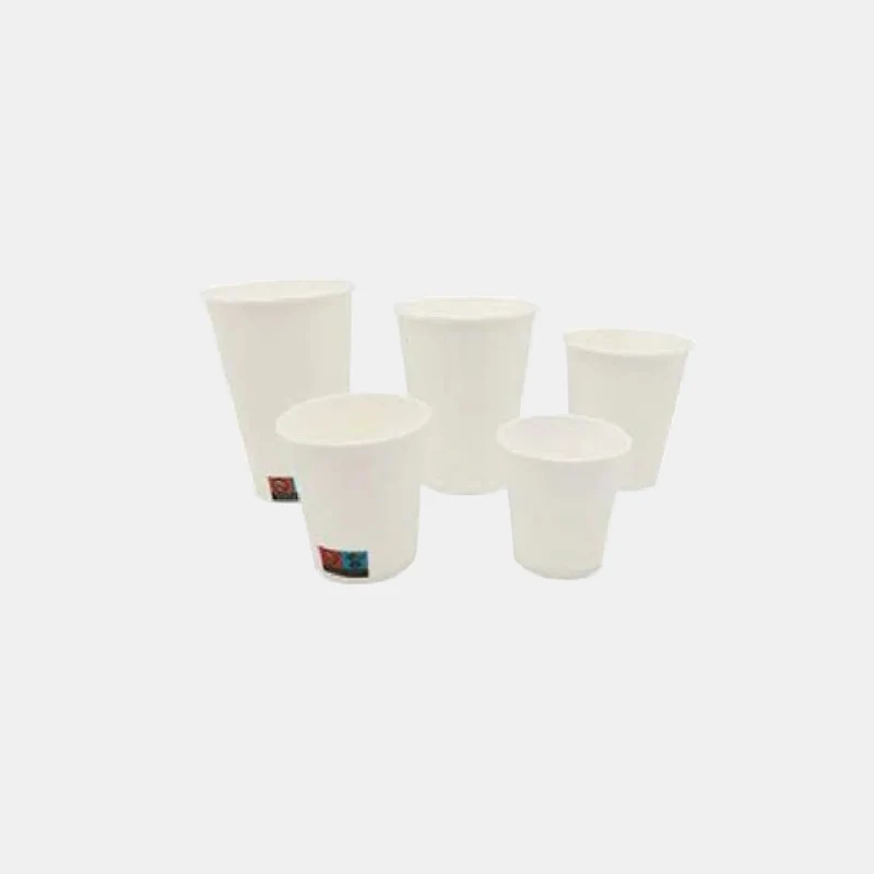 Vaso cartón blanco. Varias medidas (1000 Uds)