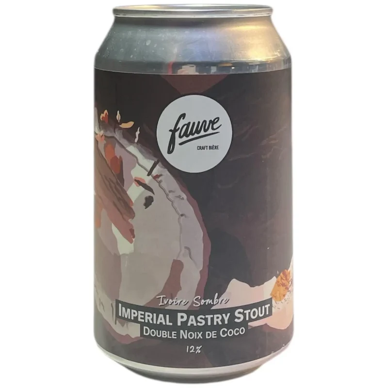 FAUVE IVOIRE SOMBRE IMPERIAL PASTRY STOUT DOUBLE NOIX DE COCO 33CL