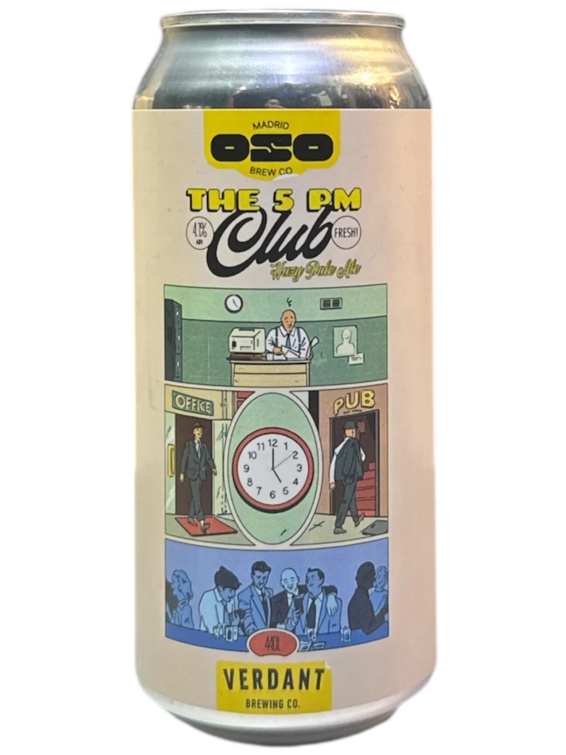 OSO BREW X VERDANT - 5PM CLUB HAZY PALE ALE - 44CL