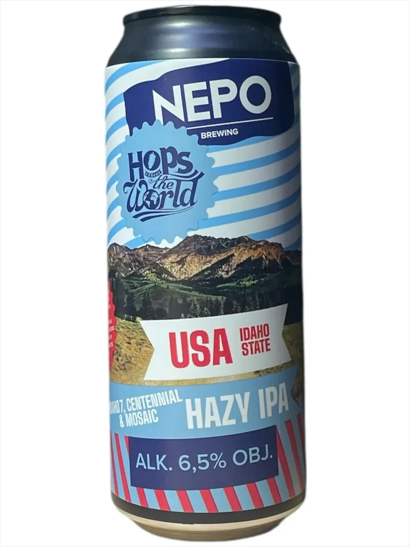 NEPO - HOPS OF THE WORLDS IDAHO HAZY IPA - 44CL