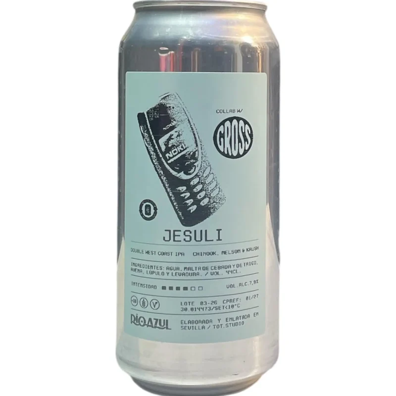 RIO AZUL X GROSS JESULI DOUBLE WEST COAST IPA 44CL