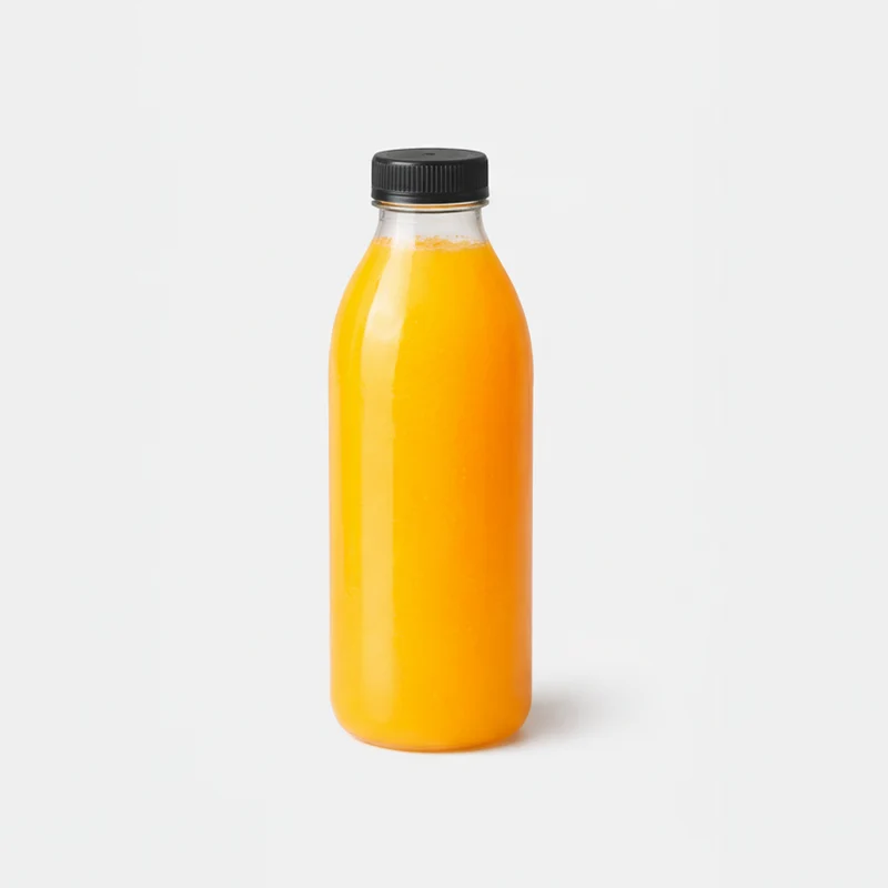 Botella redonda PET con tapón incluido. 500 ml - 135 Uds.