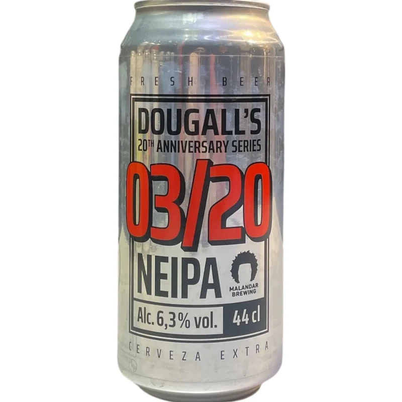 DOUGALLS 20ANIVERSARIO x MALANDAR 03/20 NEIPA 44CL