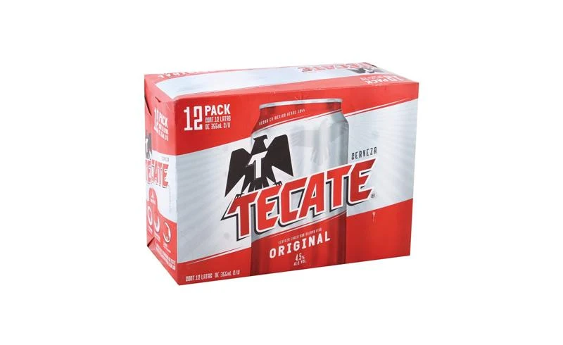Tecate Rojo 12 Pack