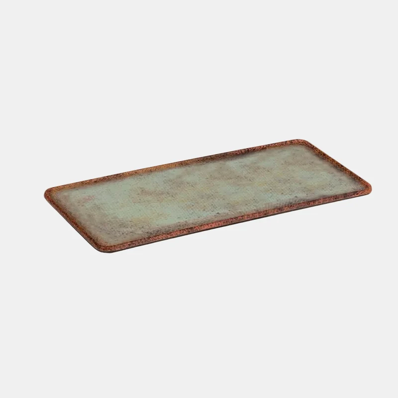 Fuente rectangular melamina Linen. 32 x 13.5 cm - 1 Ud.
