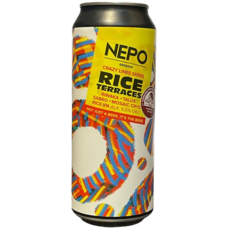NEPO RICE TERRACES RIWAKA X TALUS X SABRO X MOSAIC CRYO RICE IPA 50CL