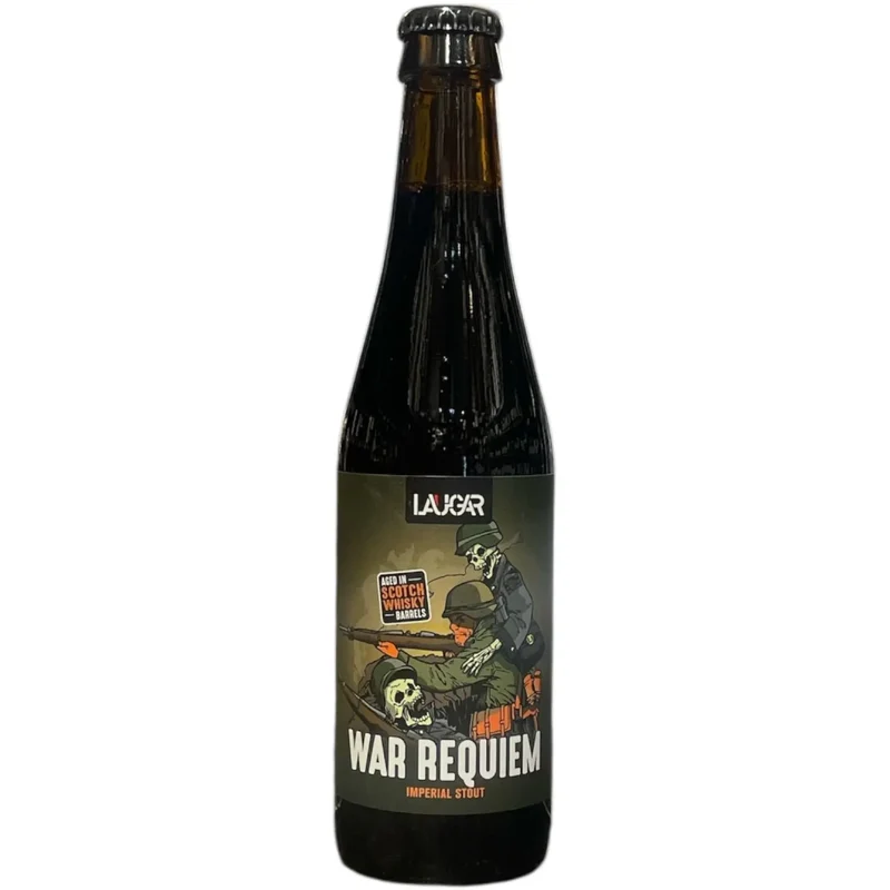 LAUGAR WAR REQUIEM IMPERIAL STOUT 33CL