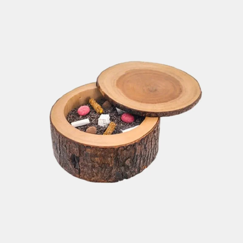 Caja curruncho. ø22 x 11 cm - 1 ud.