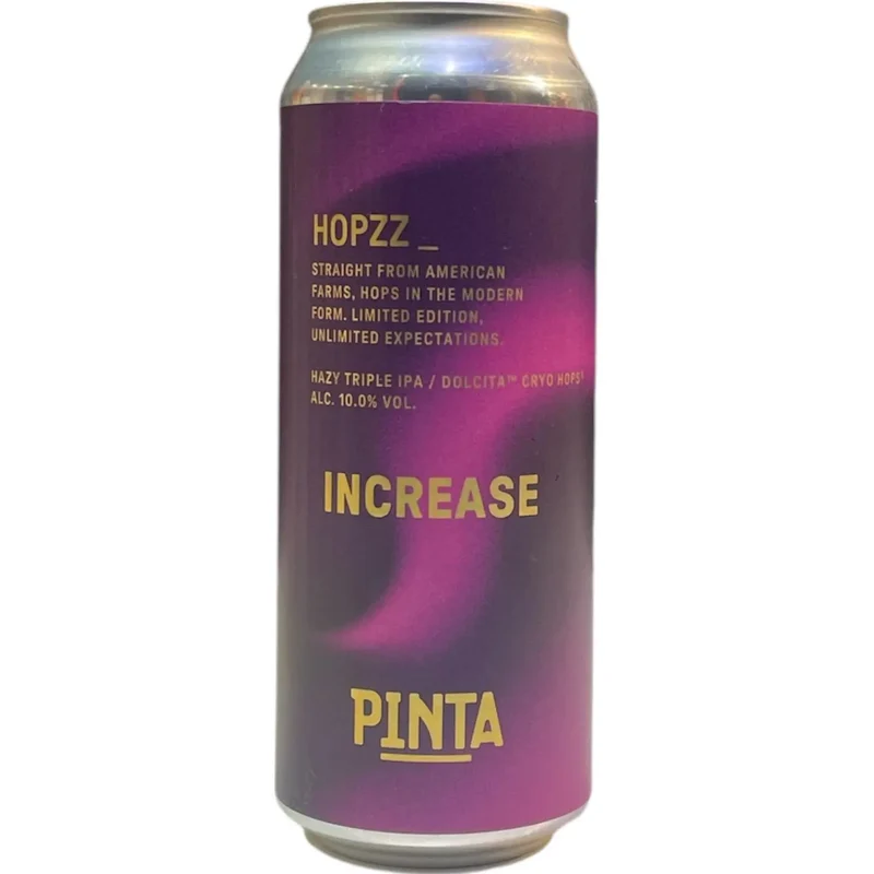 PINTA HOPZZ INCREASE HAZY TRIPLE IPA 50CL