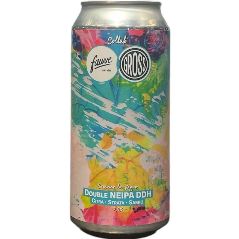 FAUVE X GROSS CREUSER LA VAGUE DOUBLE NEIPA DDH 44CL