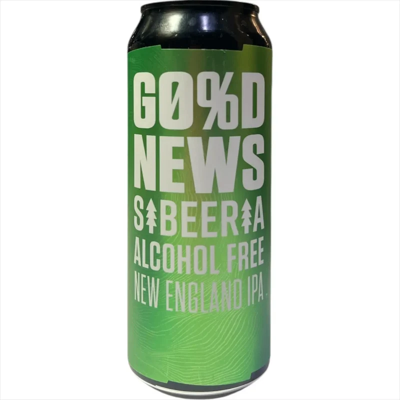 SIBEERIA GOOD NEWS ALCOHOL FREE NEW ENGLAND IPA 44CL