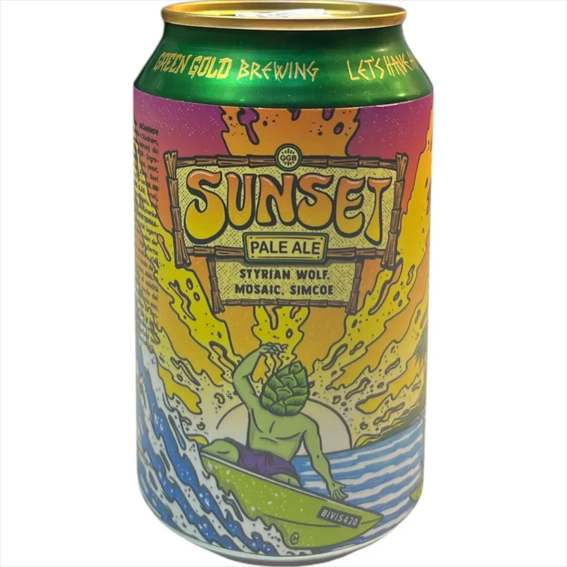 GREEN GOLD SUNSET PALE ALE 33CL