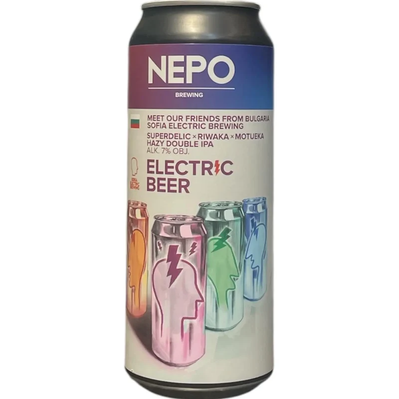 NEPO X SOFIA ELECTRIC ELECTRIC BEER HAZY DOUBLE IPA 44CL