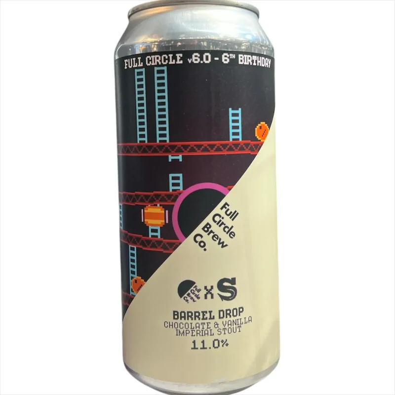 FULL CIRCLE BREW CO BARREL DROP CHOCOLATE AND VAINILLA IMPERIAL STOUT 44CL