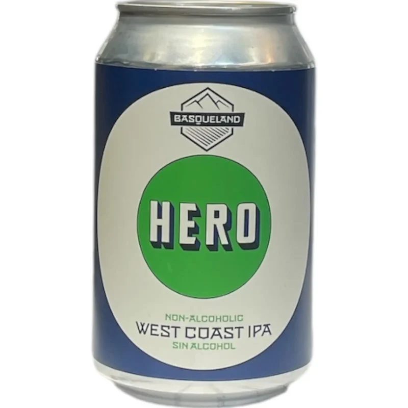 BASQUELAND HERO SIN ALCOHOL WEST COAST IPA 33CL