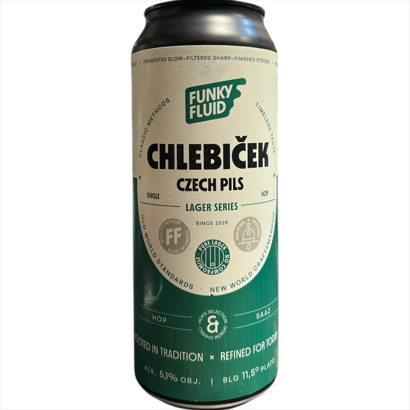 FUNKYFLUID CHLEBICEK CZECH PILS LAGER SERIES 44CL