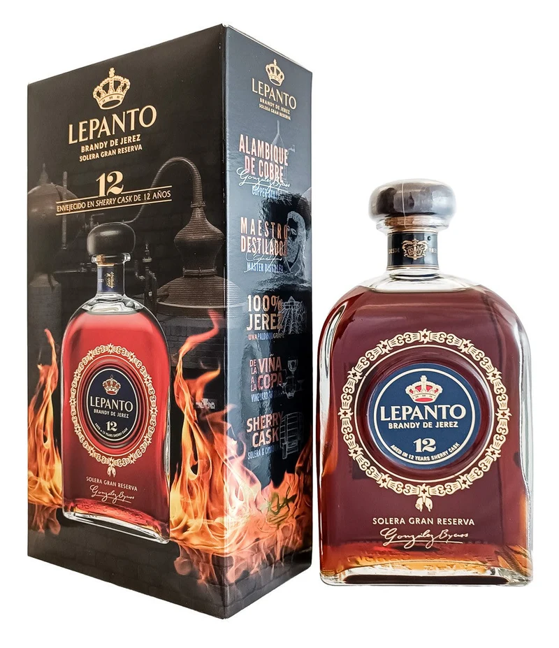 LEPANTO 12 AÑOS BRANDY DE JEREZ - 70CL