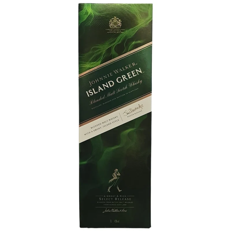 JOHNNY WALKER/ ISLAND GREEN - BLENDED SCOTCH - 1L