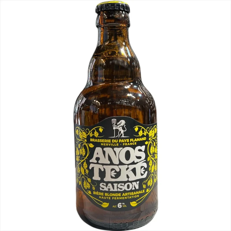 ANOSTEKE SAISON BIERE BLONDE ARTISANALE 33CL