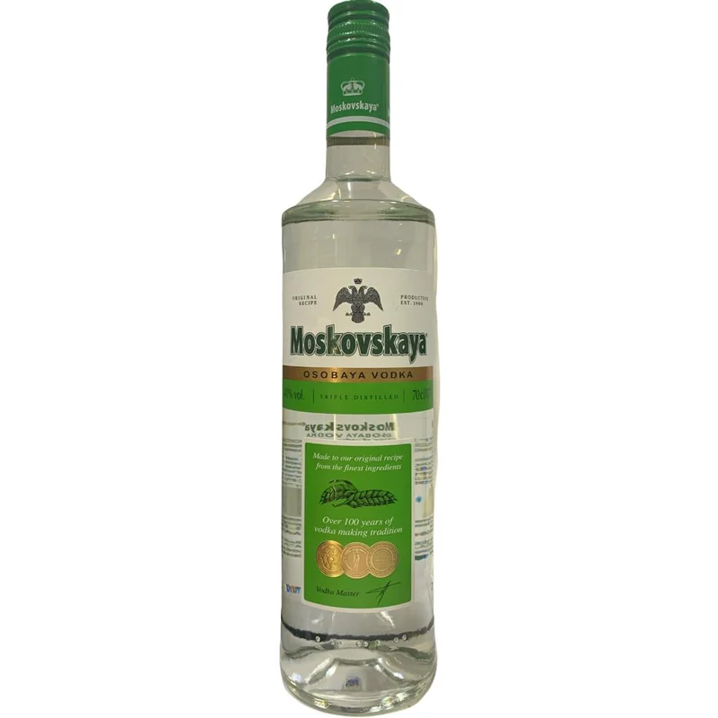 VODKA MOSKOVSKAYA 70CL