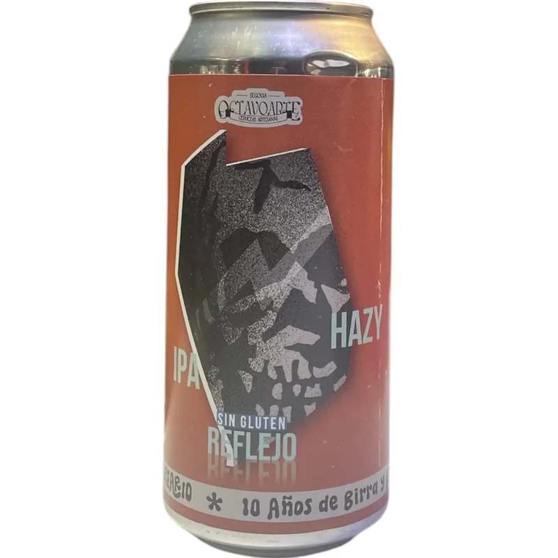 OCTAVO ARTE REFLEJO HAZY IPA SIN GLUTEN 44CL