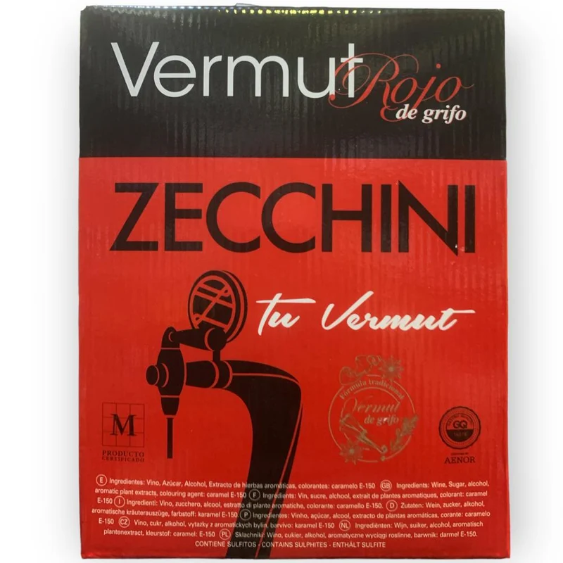 ZECCHINI - VERMUT ROJO - BAG IN BOX - 5L