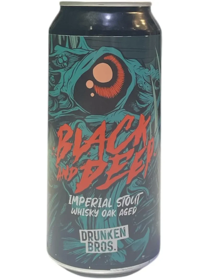 DRUNKEN BROS - BLACK AND DEEP - IMPERIAL PUMPKIN STOUT - 44CL