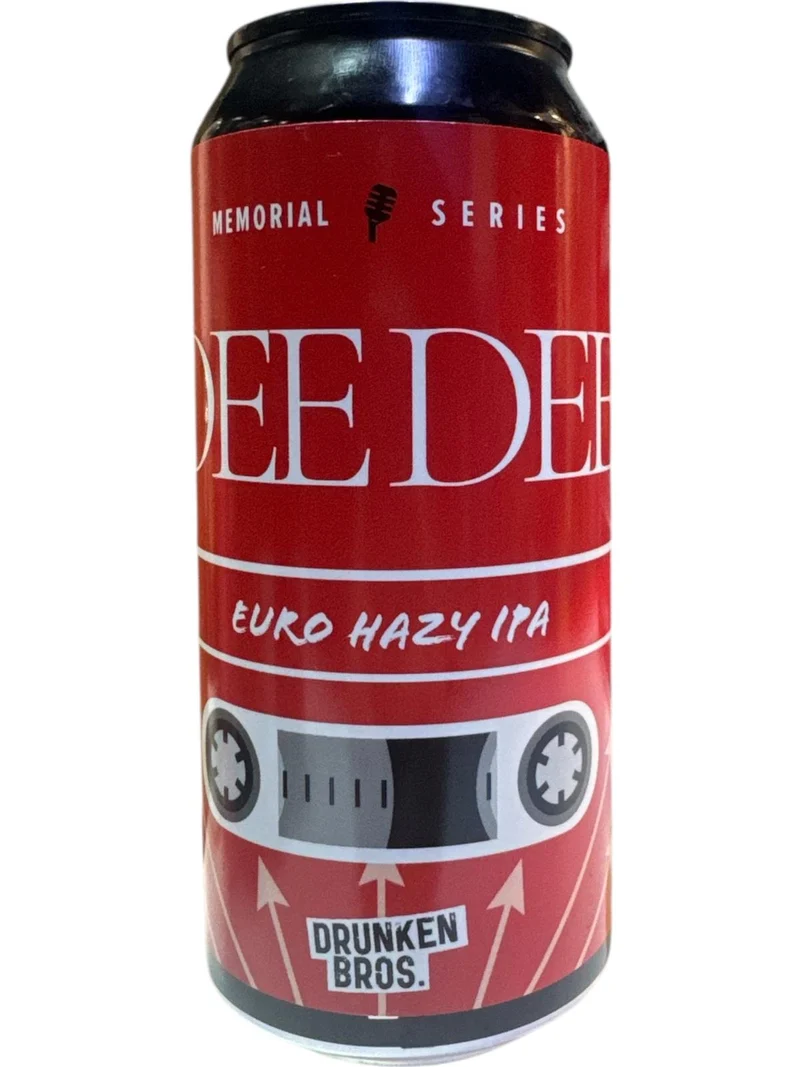 DRUNKEN BROS - MEMORIAL SERIES - DEE DEE EURO HAZY IPA - 44CL