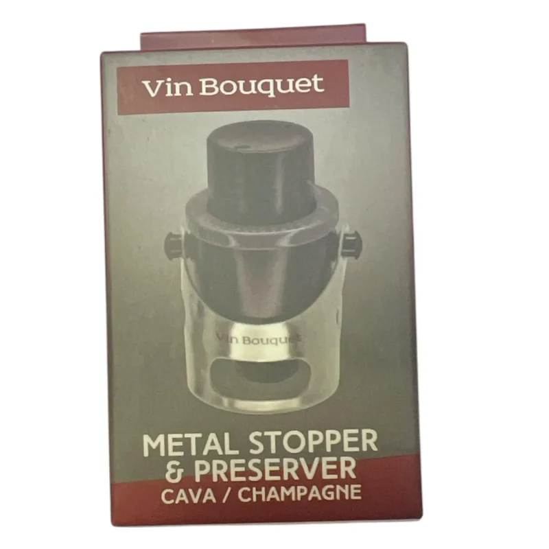 TAPON Y CONSERVADOR DE CAVA METAL FIT 008